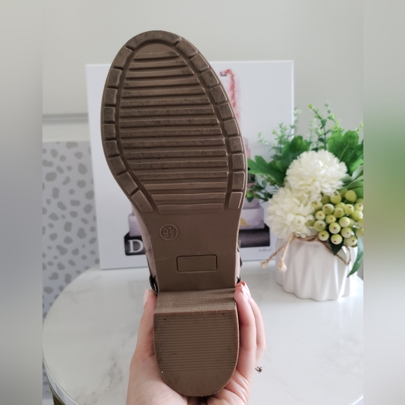 A New Day Taupe Heeled Boots - Picture 8 of 9